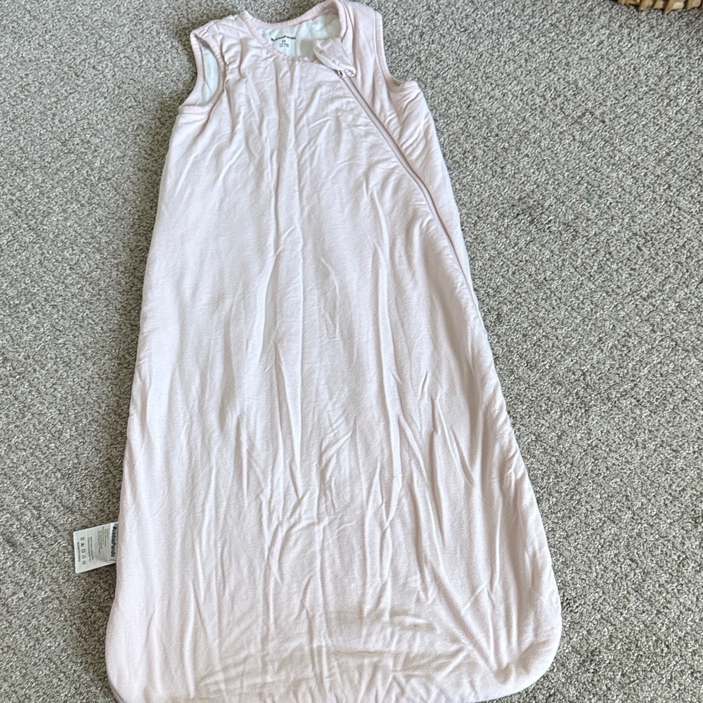 Pink Sleeveless Baby Sleeping Bag